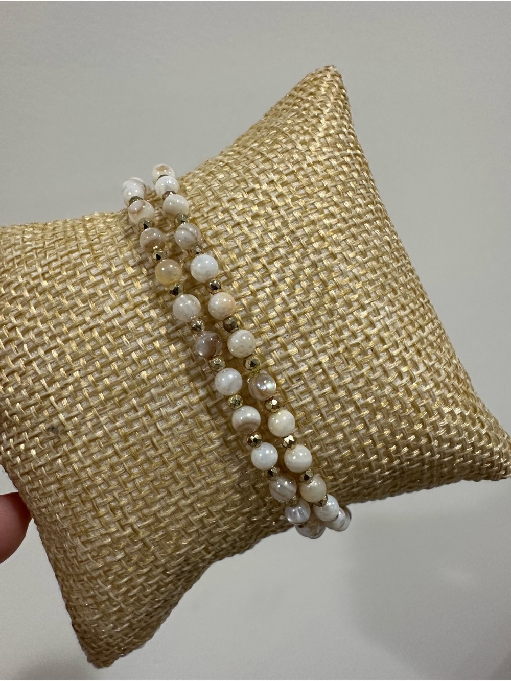 Shell Beaded Stretch Bracelet Set | Coastal Chic Beach Vacation Stack | Resort
